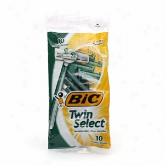 Bic Twin Select Impressible For Men, Disposable Shaver