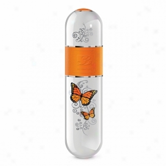 Big Teaze Toys B3 Onye Vibromasseur Galerie, White With Orange Butterfly