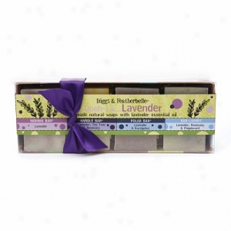 Bigggs & Feathernelle Oooh-la-lavender, Hanxmade Natural Soaps With Lavender Essential Oil, Lavender Soap Gift Put