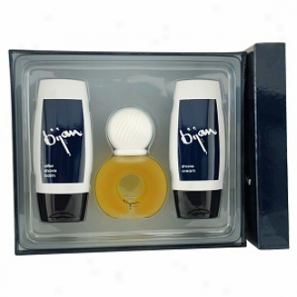 Bijan Set-edt Spray 2.5 Oz, Aftershave Balm 3.3 Oz, Shave Cream 3.3 Oz In spite of Msn