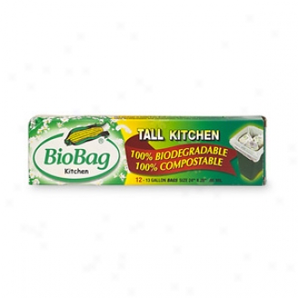 Biobag Tall Kitche Bio Bags, 13 Gallon