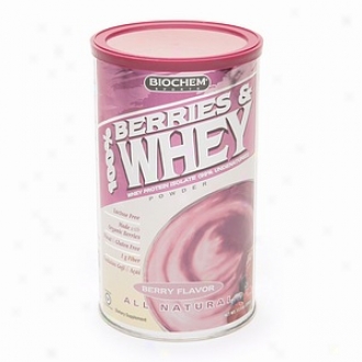 Biochem 100% Berries & Whey Protein Isolate Powder, Berry Flavor