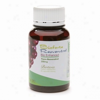 Biotivia Bioforte Resveratrol Bio Enhanced Trans-resveratrol 250mg