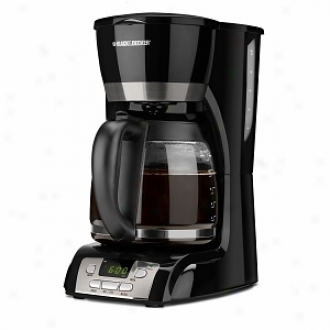 Black & Decker 12-cup Programmable Coffeemaker Model Dcm2160b, Black