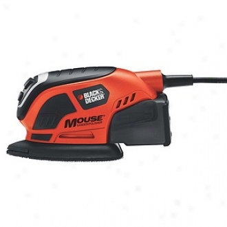 Black & Decker Power Tools Mouse Detail Sander With Dust Collection Ms800b