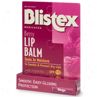 Blistex Medicated Lip Healing, Spf 15, Berry, Berry