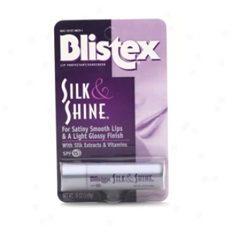 Blistex Silk & Shine Lip Protectant And S8nscreen, Spf 15