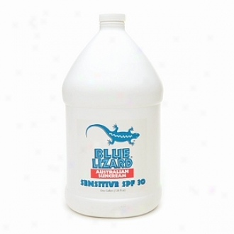 Blue Lizard Australian Sunscreen, Sensitive, Spf 30+, One Gallon