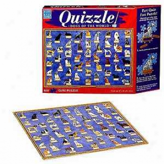 Blue Opal Quizzle Dogs Of The World Jigsaw Puzzle Ages 10+