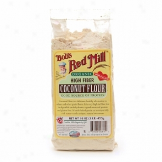 Bob's Red Mill Premium Organic High Fiber Coonut Flour, 4-16oz. Packs