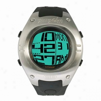 Body Glove Warpt Chronograph Digital Watch, Stainless Steel