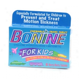 Bonine For Children, Motion Sickness Tablets, Berry Berry