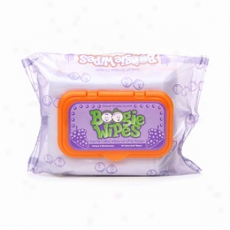 Boogie Wipes Gentle Saline Wipes For Lttle Noses, Great Grape