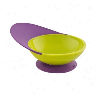 Boon Catch Bowl Toddler Bowl With Spill Catcher, 9m+, Kiwi/grape