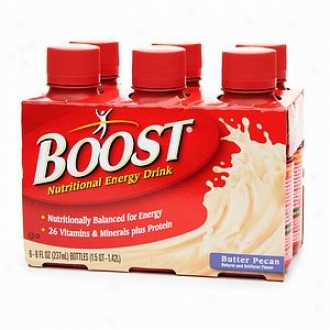Boost Original, Complete Nutritional Drink, Bottles, Butter Pecan