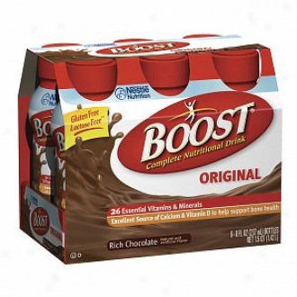 Boost Original, Completed Nutritional Drink, Bottles, Rich Cohcolate