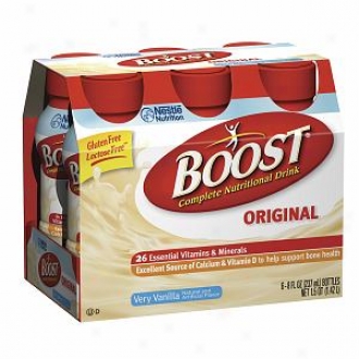 Boost Original, Complete Nutritional Drink, Bottles, Very Vanilla