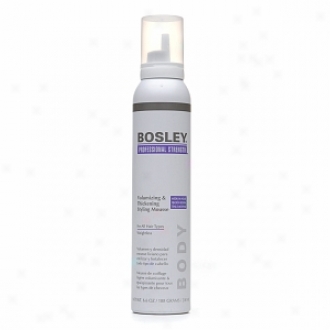 Bosley Professional Strength Volumizign & Thickening Styling Mousse For Whole Hair Types, Medium Hold