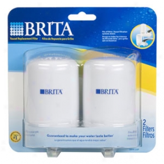 Brita Faucet Filter Replacement Cartridges, Model Fr-200, White