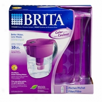 Brita Jug Water Filtration System, Grand Model, 10 Cups, Violet