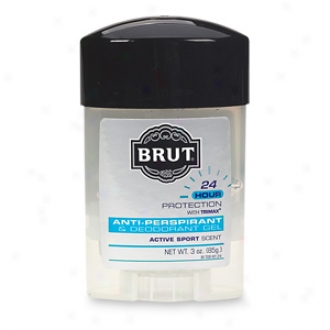Brut Antiperspirant & Deodorant Gel, Active Sport