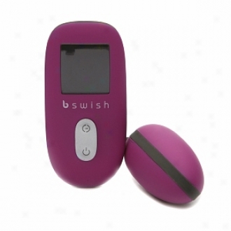 Bswish Bnaughty Unleashed, Portable Vibrating Water ProofB ullet, Magenta