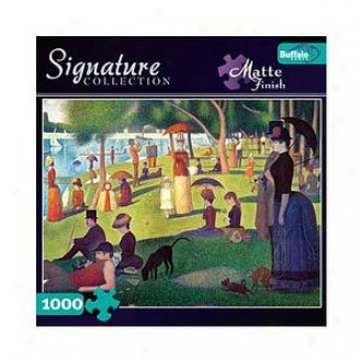 Buffalo Games Sunday Afternoon On The Island Of La Grande Jatte Seurat 1000 Pc Ages 12+