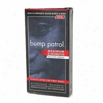 Bump Patrol Aftershave Razor Come in contact Handling, Maximum Strength Formula