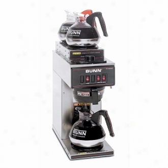 Bunn Vp17-3 12-cup Pourover Commercial Coffee Brewer W/3 Warmers, 1l/2u Stainless