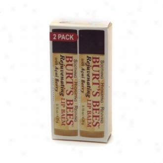 Burt's Bees 100% Natural Rejuvenating Lip Balm, Acai Berry