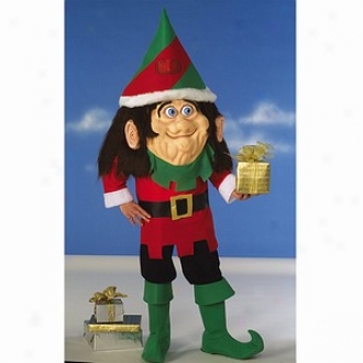 Buyseasons Costumes Parade Pleaser, Santa's Elf Adut, One-size