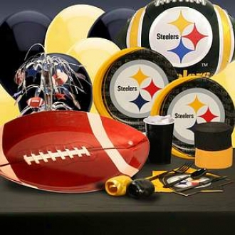 Buyseasons Costumes Pitsburgh Steelers Deluxe Party Kit (8 Guests)