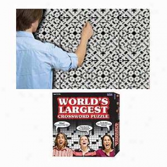 Cadaco World]s Largest Crossword Puzzle Ages 12 And Up