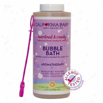 Californa Baby Bubble Bath Aromatherapy, Overtired & Cranky