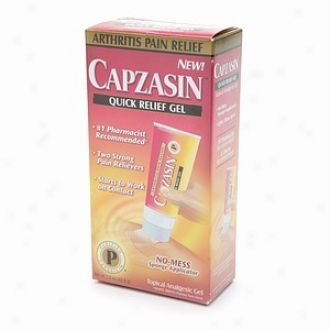 Capzasin Arthritis Pain Relief, Quick Relief Gel, No Mess Sponge Applicator