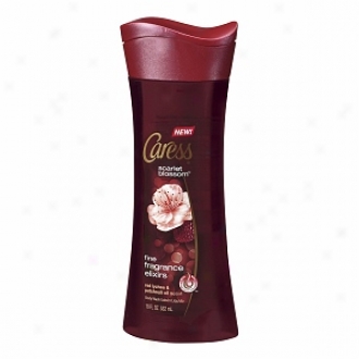 Caress Fine Fragrance Elixirs Body Wash, Scarlet Blossom