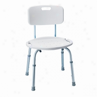Carex Adjustable Bath And Shower Seat With Back