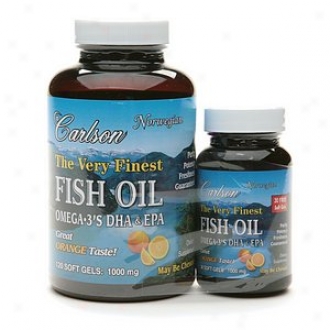 Carlson The Very Finest Fish Oil, Value Pack, Softels, Orange