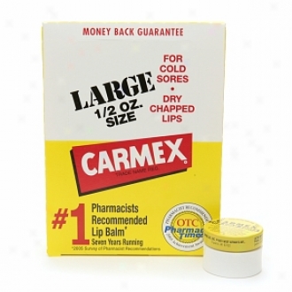 Carmex Original Flavor Large Jars, Case