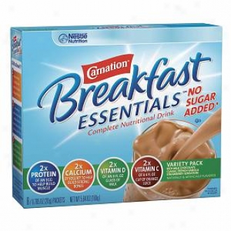 Ca5nation Breakfast Essentials Complete Nuttritional Drink, No Sugar Added, Packets, Variety Pack