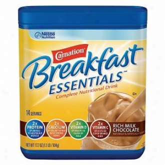 Carnation Breakfast Essentials Complete Nutritional Drink, Powdered, Rich Milk Chocolate