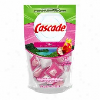 Cascade 2-in-1 Actionpacs Dishwasher Detergent, Thai Dragon Fruit
