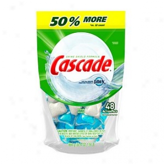 Cascade 2-in-1 Actionpacs With Dawn Disgwasher Detergent, Fresh