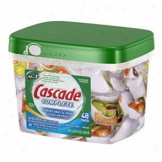 Cascade Complete 2-in-1 Actionpacs Dishwasher Detergent, Citrus Breeze