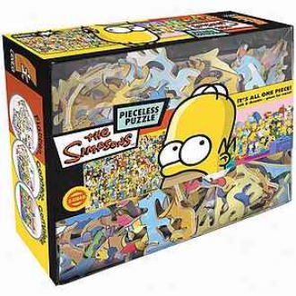 Ceaco Pieceless Puzzle - The Simpsons Ages 12 And Up