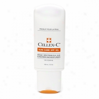 Cellex-cc Sun Care Spf3 0+ Broad Spectrum Uv-a, Uv-b Sunscreen And Moisturizer