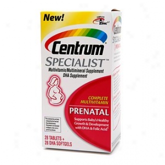 Centrum Specialist C0mplete Multivitamin:  Prenatal, Tabletss & Softgels