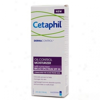 Cetaphil Dermacontrol Oil Control Moisturizer With Sunscreen Broad Spectrum Spf 30