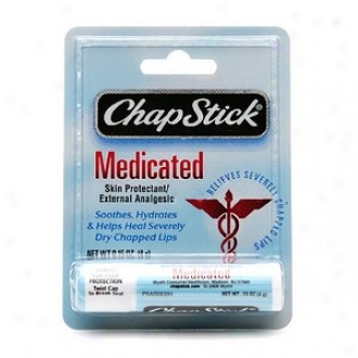 Chapstick Medicated Skin Protectant/external Analgesic Lip Balm