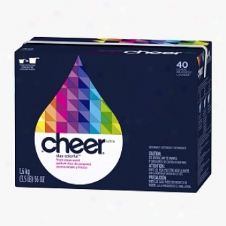 Cheer Ultra Concentrated Laundry Detergent, 40 Loads, Fresh Clean
